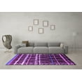 thumbnail image 3 of Ahgly Company Indoor Rectangle Oriental Purple Industrial Area Rugs, 8' x 12', 3 of 4