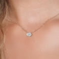thumbnail image 3 of Gem Stone King 3.00 Cttw 14K Yellow Gold IGI Certified Lab Grown Diamond Pendant Necklace for Women | Gemstone April Birthstone | D-E Color | VS-VS1 Clarity | With 18 inch Gold Heart Chain, 3 of 6