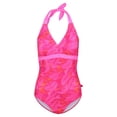 thumbnail image 1 of Regatta - Bañador Entero de Una Pieza Flavia Lunares para Mujer (Rosa Fusión), 1 of 4