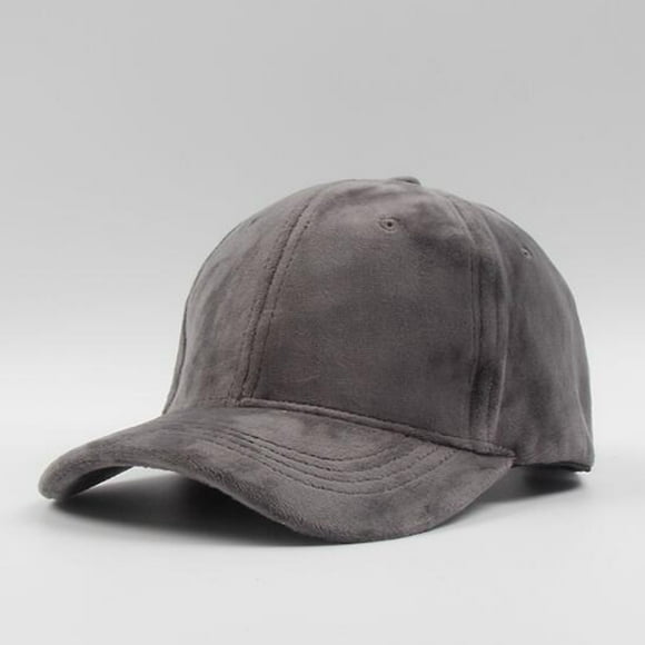 Bunenne Baseball Cap Visor Hats for Women New Velvet Baseball Cap for Women Men Crushed Plain Dad Hat Sports Cap Hip Hop Hats Unstructured 1 Hat Peaked Cap Trucker Hats Women Gray One Size