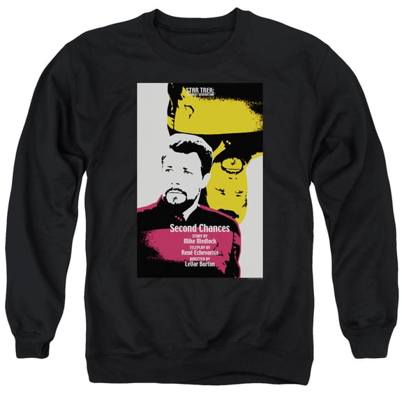 Star Trek Tng Season 6 Episode 24 Adult Crewneck Sweatshirt Black
