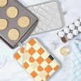thumbnail image 5 of Yayeee Pot Holders Kitchen Heat Resistant with Pocket 7"x9.8" Cotton Oven Cooking Hot Pads, Orange Checkered Pattern, 5 of 7