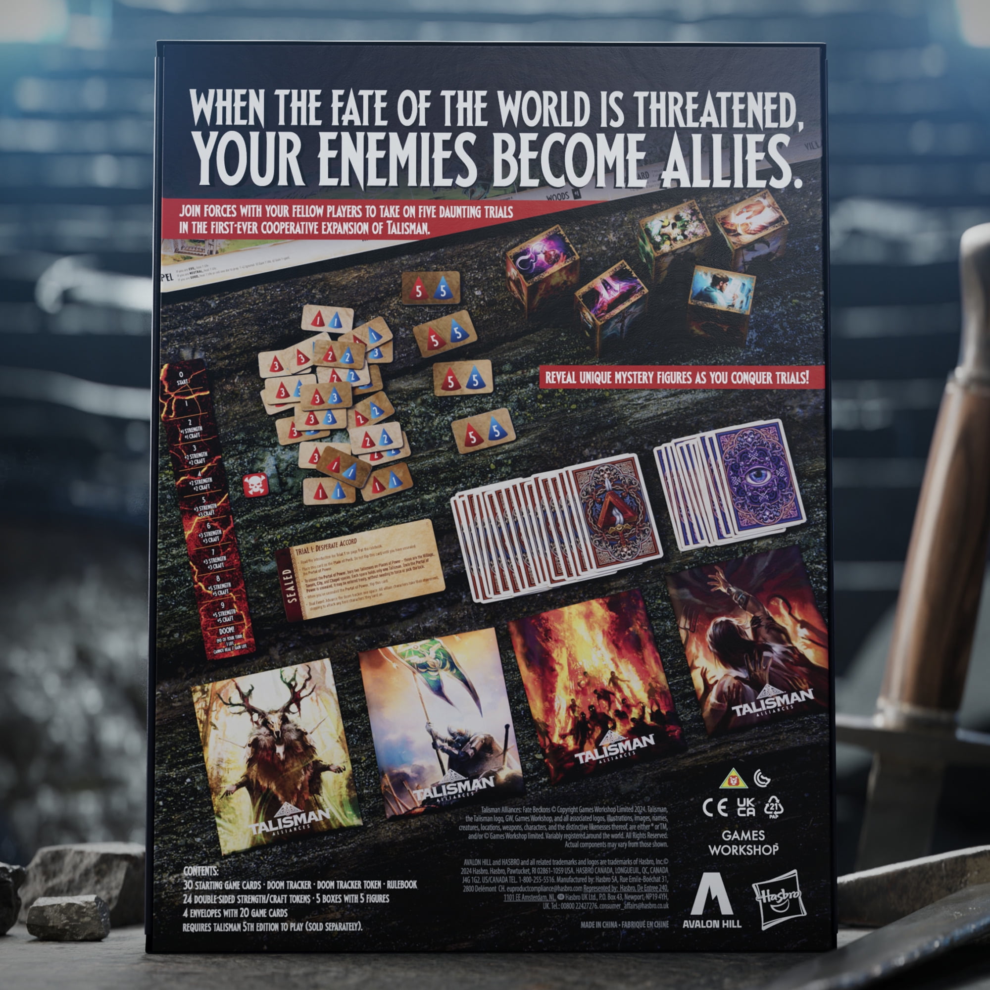 Talisman Alliances: Fate Beckons Board Game Expansion, 12+ (Requires Talisman 5th Edition to Play)