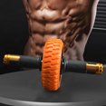 Quiet and Effective Abdominal Wheel Roller with NonSlip Mat Gym
