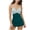 Green, variant on Staron Women's Swimsuit One Piece V Neck Adjustable Straps Push Up Padded Tankini with Shorts Beach Vacation Swimwear, Black XL