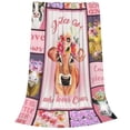 thumbnail image 2 of SPXUBZ Cartoon Watercolor Cow Print Flannel Blanket Fall Throw Blanket for Kids Adults 50"x40" , 1lb, 2 of 7