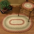 thumbnail image 2 of Park Designs Mill Village Braided Oval Rug 32'' x 42'', 2 of 5