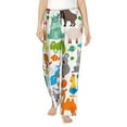 thumbnail image 2 of Picia Animals Womens Soft Woven Cotton Elastic Waistband Sleep Pajama Pant Lounge Sleep Pant With Pockets And Drawstring-Small, 2 of 9