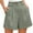 Green, variant on Clothing 2025 Women's Shorts Womens Waist Summer High Shorts Cotton Waist Casual Women Shorts Elastic and Solid Women's Shorts Women Blendingpants