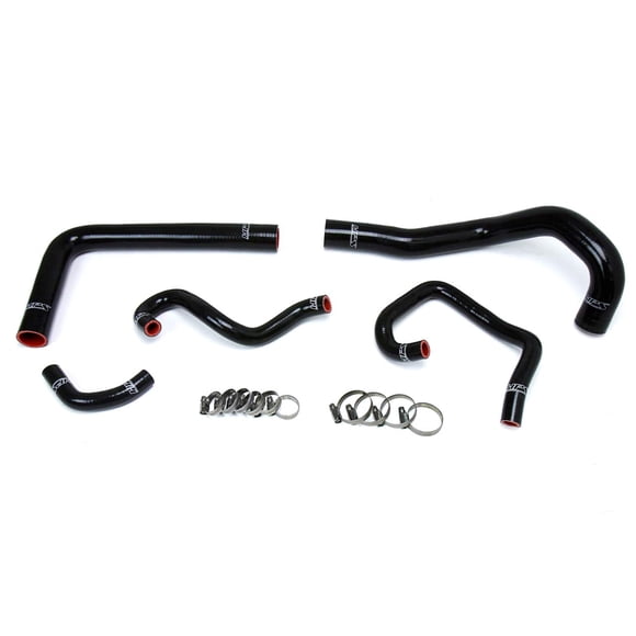 HPS 57-1613-BLK Black Silicone Radiator and Heater Hose Kit Coolant