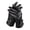 Black, variant on BadPiggies Winter PU Leather Gloves for Women, Waterproof Driving Dress Gloves with Fleece Lined Thermal Warm (Black)