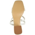 thumbnail image 6 of Journee Womens Natia Open Square Toe Block Heel Sandals, Widths Available, 6 of 10