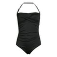 thumbnail image 2 of Time and Tru Women's and Women's Plus Bandeau Twist One Piece Swimsuit, Sizes XS-3X, 2 of 2