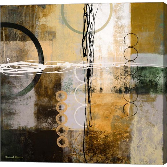 Great Art Now Intersect II by Michael Marcon Canvas Wall Art