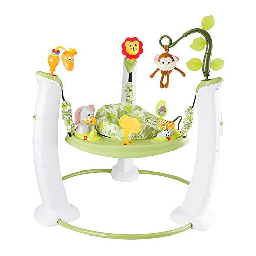 Evenflo Exersaucer Jump \u0026 Learn Stationary Jumper - Safari Friends