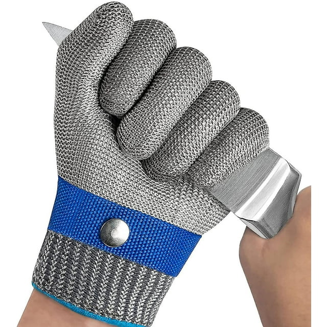 Guantes resistentes a los cortes de cocina TANGJMXG guantes de cadena nivel 5 de protección