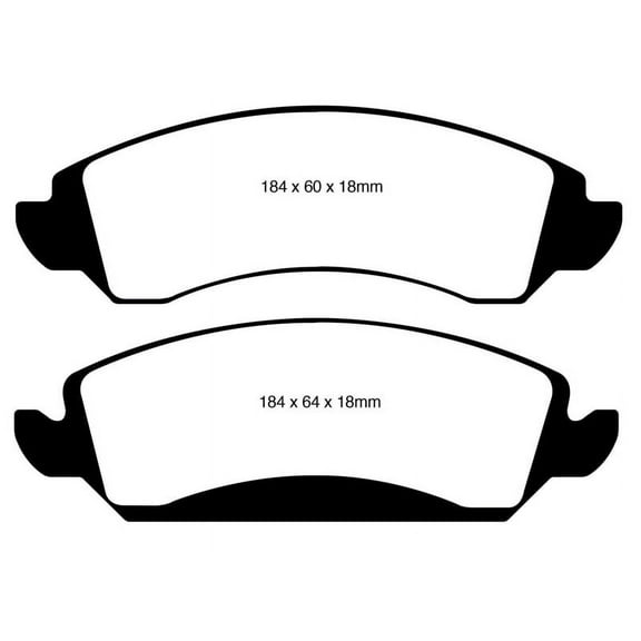 EBC 09-14 Cadillac Escalade 6.0 Hybrid Ultimax2 Front Brake Pads Fits select: 2008-2019 CHEVROLET SILVERADO, 2008-2019 GMC SIERRA