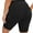 A1-Black, variant on SHOWMALL Plus Biker Shorts for Women High Waist 8" Tummy Control Soft Athletic Yoga Workout Running Gym Shorts Navy Blue 3X