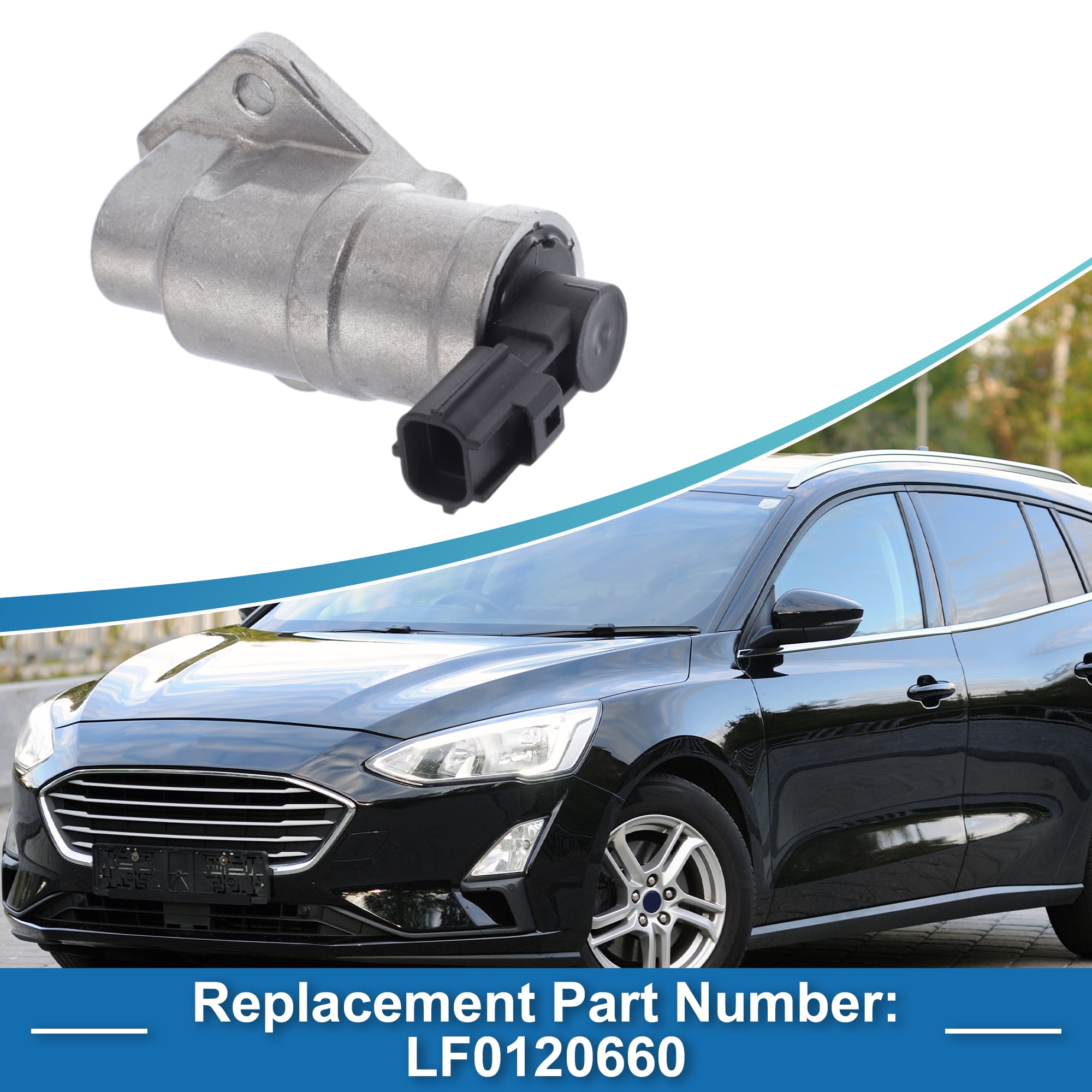 Unique Bargains Car Idle Air Control Valve for Ford Focus 2003-2007 Replace No.LF0120660 IACV Idle Motor Idle Air Control Valve for Stable Engine Operation