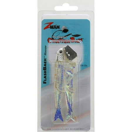 UPC: 0879020000662 | Z-Man ChatterBait Flashback Minnow Natural 1/4 oz