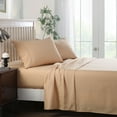 thumbnail image 2 of JML King Size Bed Sheet Set Beige,4 Piece Brushed Microfiber, 14" Deep Pocket, Beige, 2 of 6
