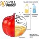 thumbnail image 3 of 2 Pack Gnat Killer For Indoor, Fungus Gnat Trap For Kitchen/home, Fruit Fly Killer Indoors,gnat Traps Killer Reusable Pumpkin Shape--, 3 of 5