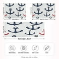 thumbnail image 4 of Anchor Variety Design Luxury Silky Soft Pillowcase Standard Size Wrinkle Resistant Envelope Closure 20x26in, 4 of 9