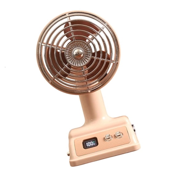 ZELVINN Portable Mini Desk Fan Light Weight USB Rechargeable Desktop Fan for Offices Home Outdoor Travel School Use Enduring