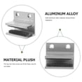 thumbnail image 5 of EXHUMKY 1 Set Silver Shower Door Bottom Guide for Glass Shower Doors and Bathroom Installation Needs, 5 of 5