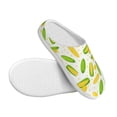 thumbnail image 3 of Lsque Cartoon Corn Pattern Womens Comfort Cotton on Scuff With Memory Foam and Anti-skid Sole Slipper-40/41, 3 of 7