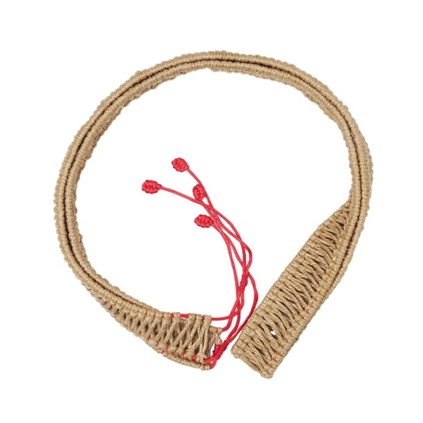 Toystoory Elimina el ruido con una elegante cuerda de ratán tejida para decoración del hogar, accesorios elegantes y de moda para regalos. Accesorios para instrumentos musicales rojo