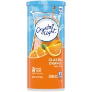 Crystal Light Classic Orange With Vitamin C & Calcium Drink Mix (20 Pitcher Packets, 4 Canisters Of 5) Packaging May Vary
