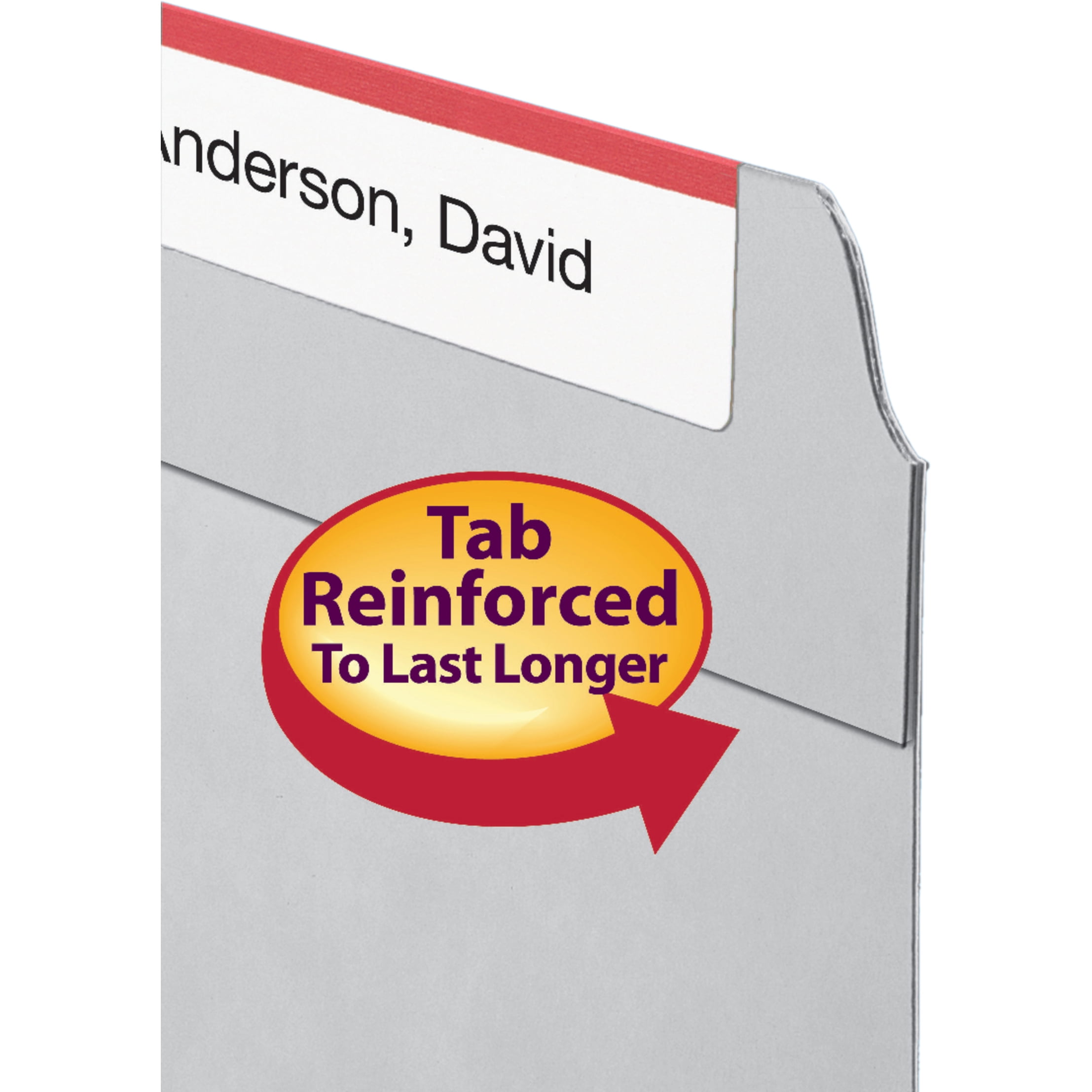 Smead 17334 File Folders, 1/3 Cut, Reinforced Top Tab, Legal, Gray, 100/Box