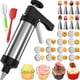 thumbnail image 4 of Juego Prensa para Galletas, Kit para Cocinar y Hacer Moldes, Herramienta para Hornear con Prensa para Galletas Spritz con 13 Discos y 8 Boquillas para Glaseado Hornear en Casa, 4 of 5