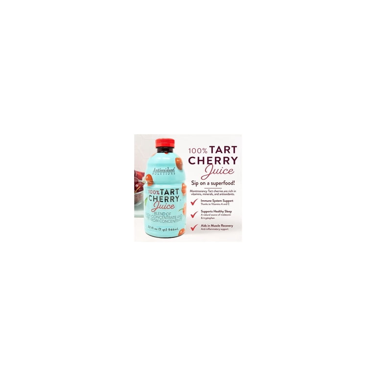 Antioxidant Solutions 100% Pure Tart Cherry Juice, 32 fl oz photo 4