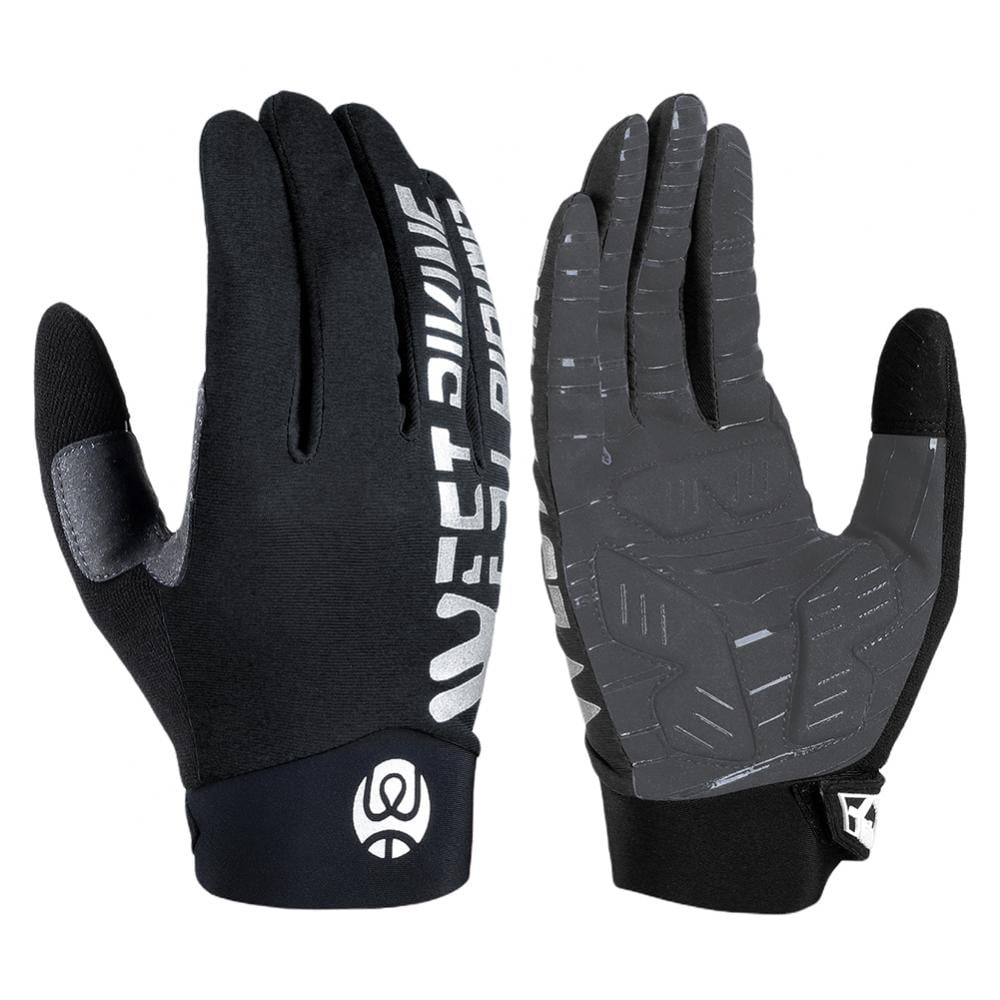 New Unisex Cycling/Cycle/Bike/MTB Padded Full/Long Fingered Gloves XS to XL 
