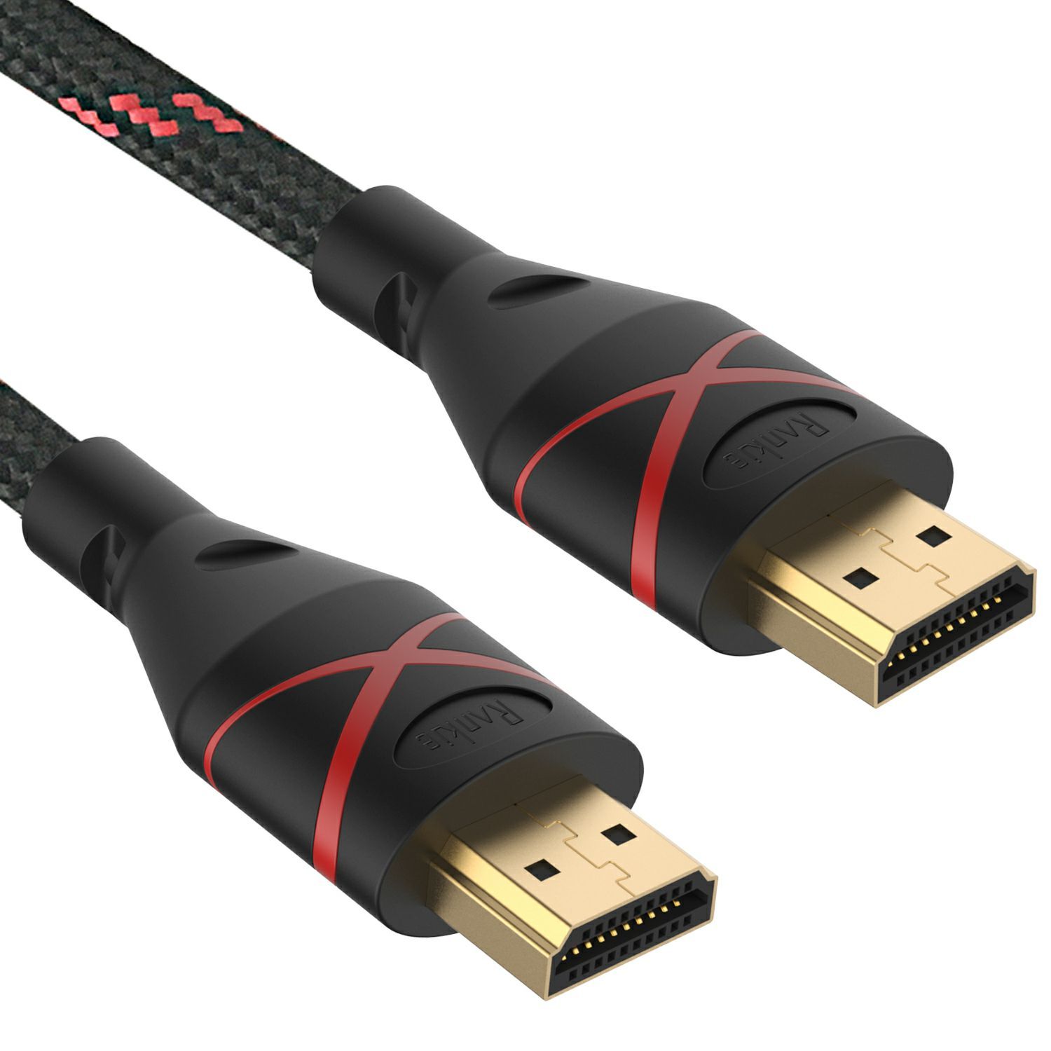 HDMI Cable Rankie 6ft Nylon Braided Extremely Durable High Speed HDMI 