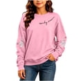 thumbnail image 3 of Frostluinai Crewneck Sweatshirts for Kids Girls Halloween Pullover Casual Long Sleeve Spooky Season Print Sweat Shirts 5-15 Years, 3 of 10