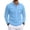 #A02-Blue, variant on Oazcsf Men's Polo Shirts Long Sleeve Button Shirts Collared Casual Fashion T-Shirts Slim Fit Summer Classic Golf Shirts with Pocket