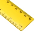 thumbnail image 4 of Uxcell 15cm 6 inches Plastic Straight Ruler Yellow Measuring Tool, 4 of 5