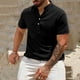 thumbnail image 4 of pstuiky camisetas de manga larga para hombre, Camisas de manga larga con cuello alto y botones sólidos para hombre salir tops s, 4 of 8