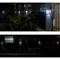 thumbnail image 4 of Lámpara solar Luz de pared solar retro Impermeable al aire libre 2LED Luz de jardín cuadrada para cerca, 4 of 5