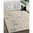thumbnail image 3 of Ahgly Company Machine Washable Indoor Round Abstract Sage Green Area Rugs, 7' Round, 3 of 7
