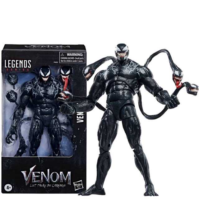 Figura de acción Legends Venom 3, versión de película SHF Venom Symbiont, estatua de cara de cambio móvil conjunta, modelo de muñeca, juguetes para niños, regalos