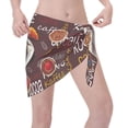 thumbnail image 2 of Wukai A Cup Of Black Coffee On A Saucer Women’s Short Sarongs Beach Wrap Bikini Bottom Short Skirt Chiffon Scarf for Swimwear, 2 of 4