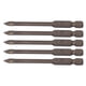 thumbnail image 5 of 5 brocas cruzadas de 1/4 pulg., vástago hexagonal, para azulejos, vidrio, cerámica, hormigón, herramienta de aleación dura de 5 mm., 5 of 14