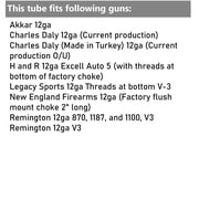 PATTERNMASTER Code Black 12Ga Big Game Choke Tube (5359)