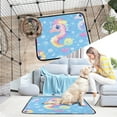 thumbnail image 7 of Qxltty Pattern Featuring Cute Baby Seahorses Cat litter Pads Pet Set of 3 Diaper Mats Center Anti-leakage Layer Absorbent Soft and Comfortable, 7 of 7