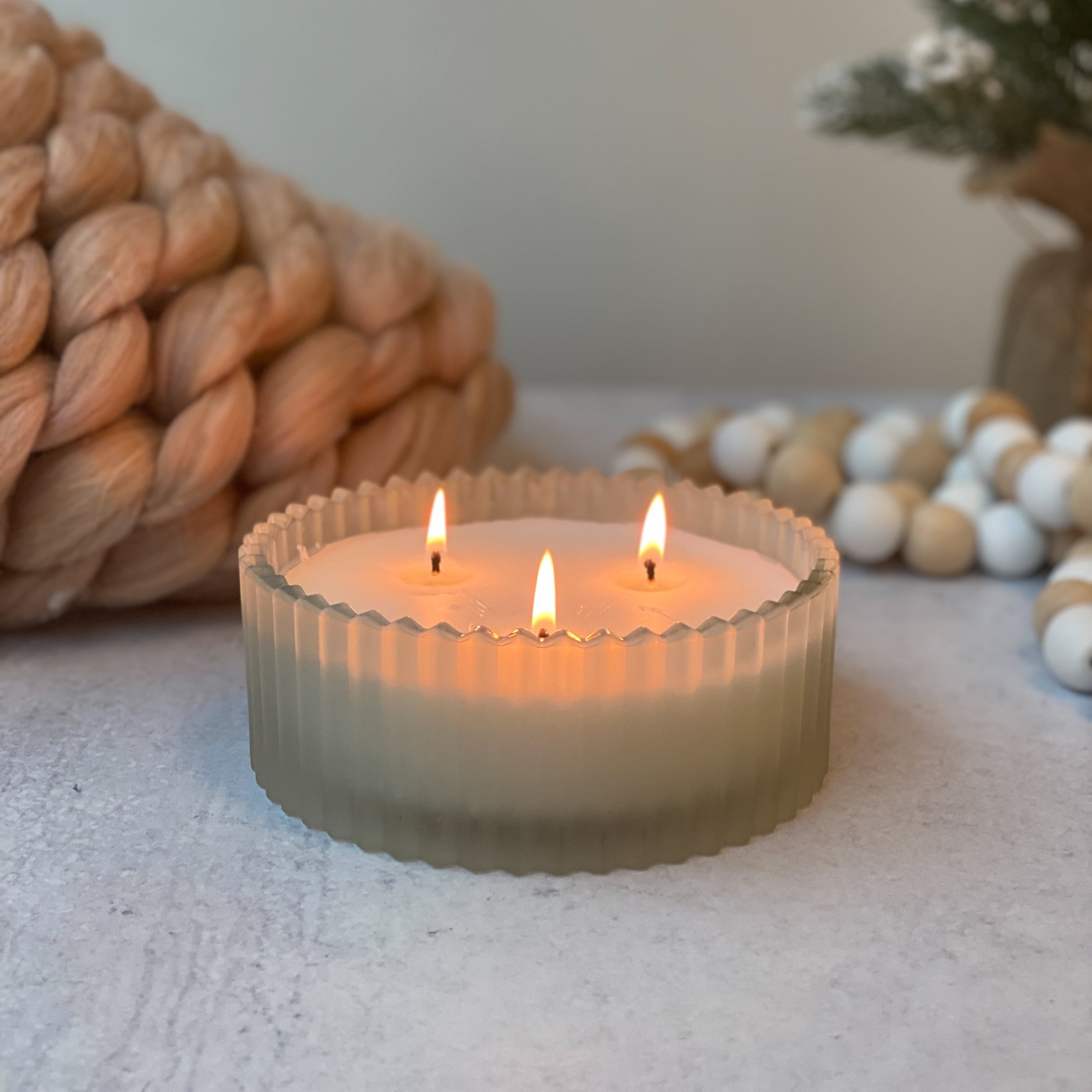 My Texas House 12.5oz Spiced Butter Cake Scented 3-Wick Dish Candle
