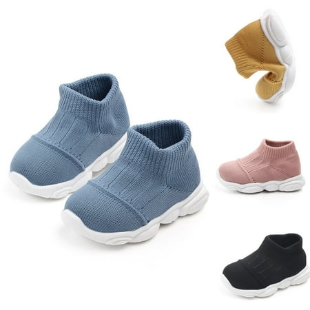 

〖Jisuan〗Designed For Babies Kids Sho Casual Girls Baby Sport Toddler Striped Mesh Infant Boys Run Baby Shoes